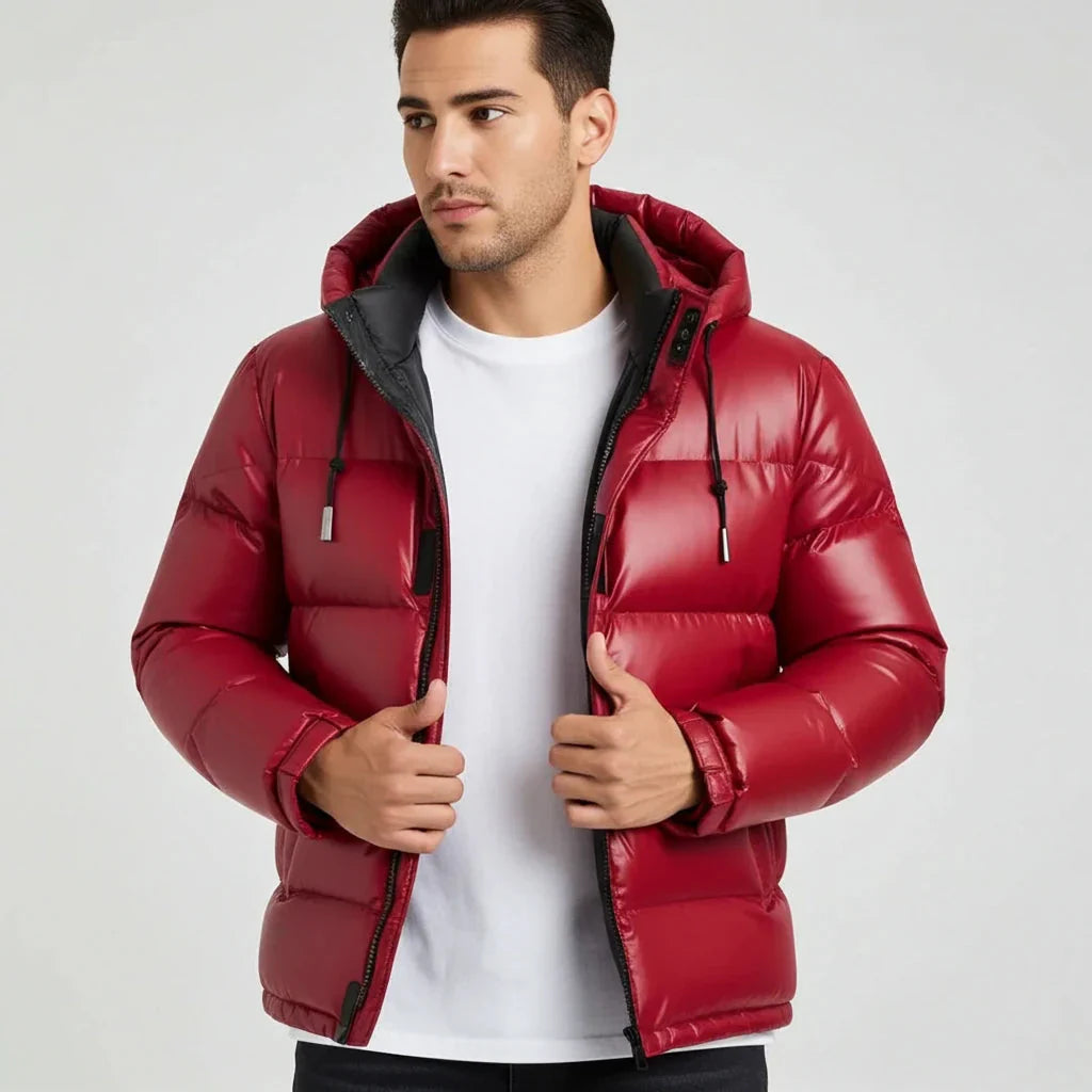 Orlando | Veste d'hiver à capuche en duvet pour homme