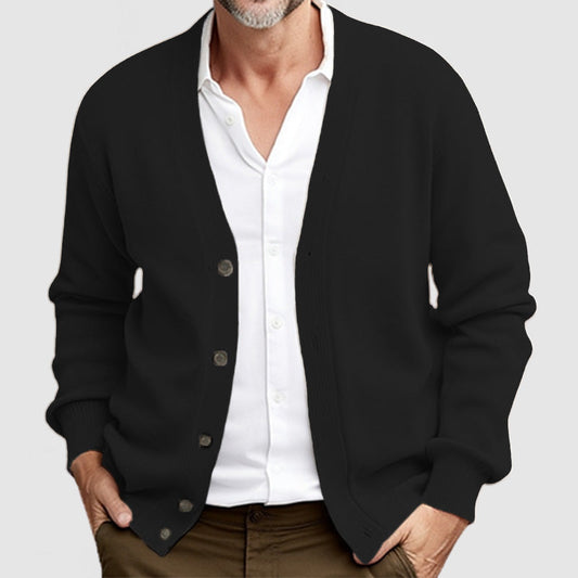 Preston | Men’s Classic Long Sleeve Knit Cardigan