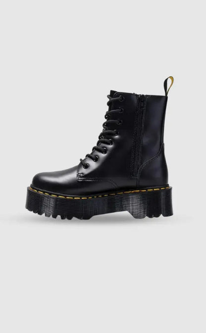 Rebellina | Bottes à plateforme en cuir pour femmes – Style urbain et confort