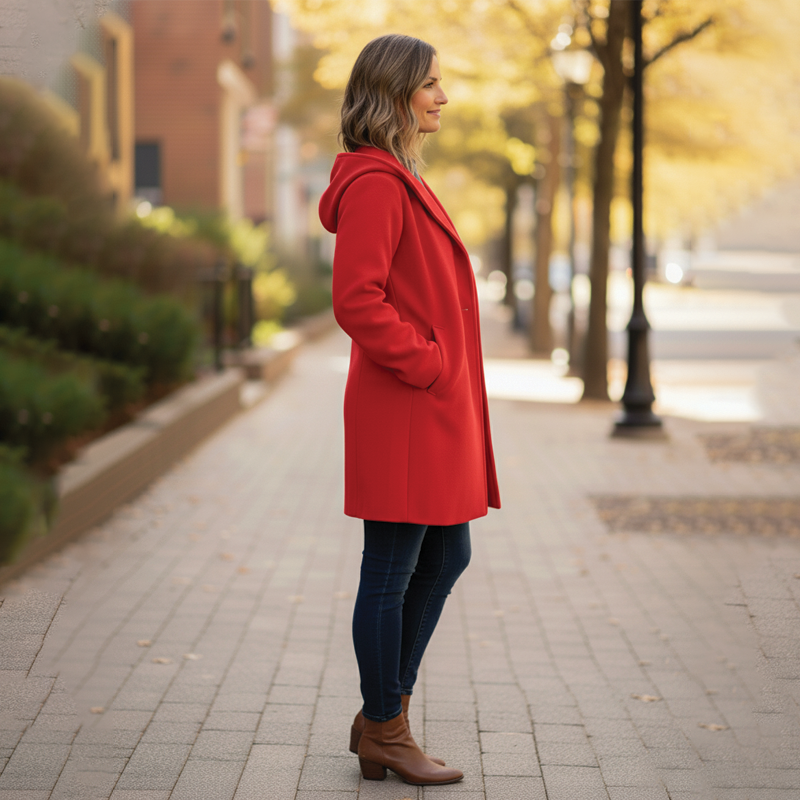 Storme | Manteau surdimensionné en mélange de laine pour femmes