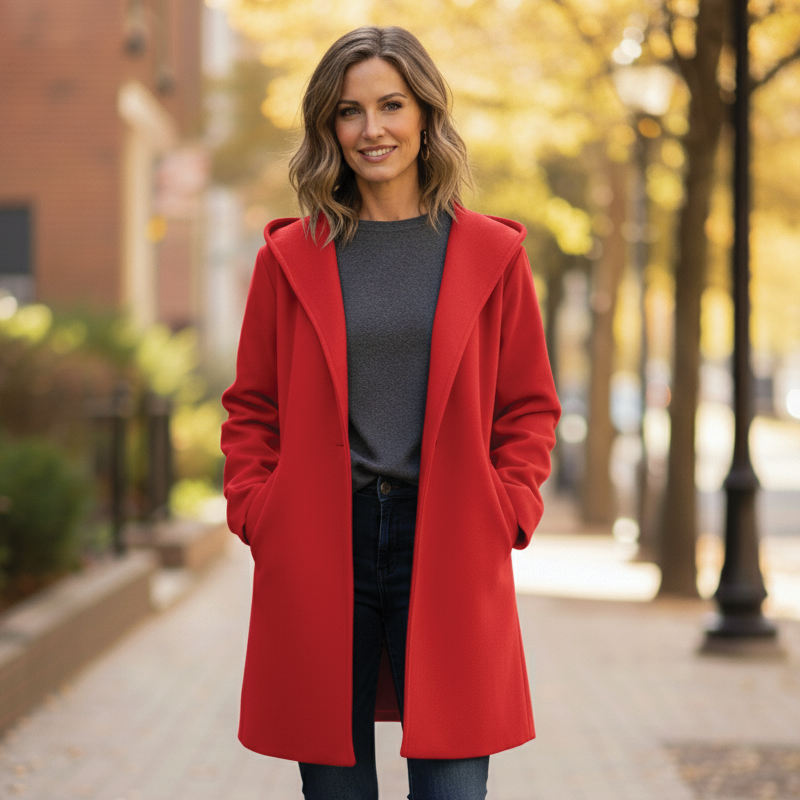 Storme | Manteau surdimensionné en mélange de laine pour femmes
