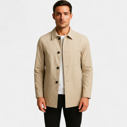 Riche | Manteau trench mi-long pour hommes