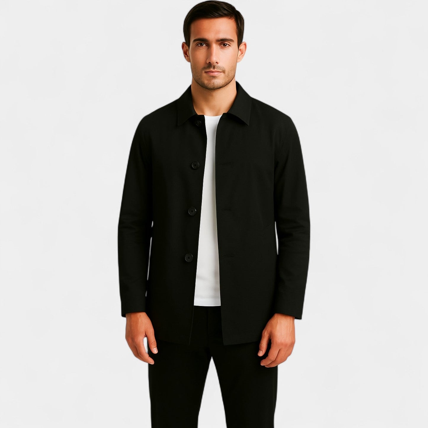 Riche | Manteau trench mi-long pour hommes