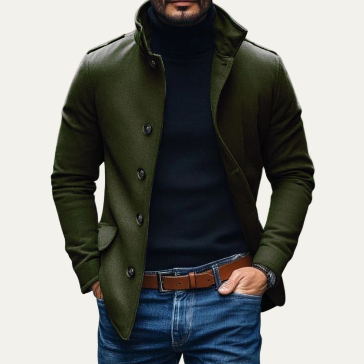 Romeo | Men’s Wool Tailored Overcoat