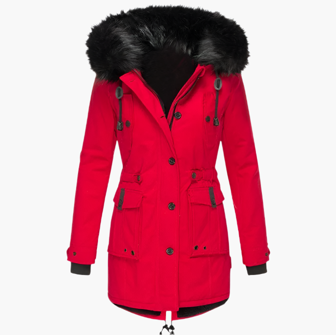 Ruby | Parka épaisse à capuche pour temps froid pour femme