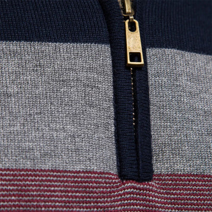 Quarter | Pull rayé raffiné pour hommes