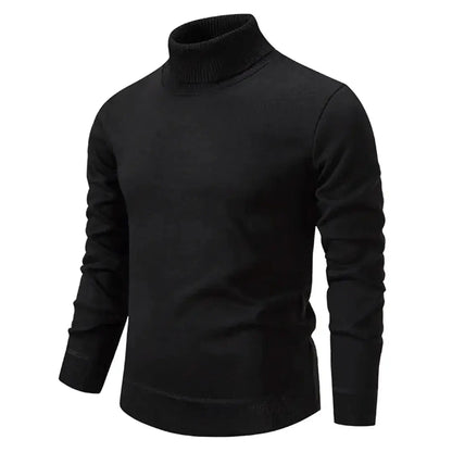 Salene | Pull col roulé en laine Shetland de luxe pour homme