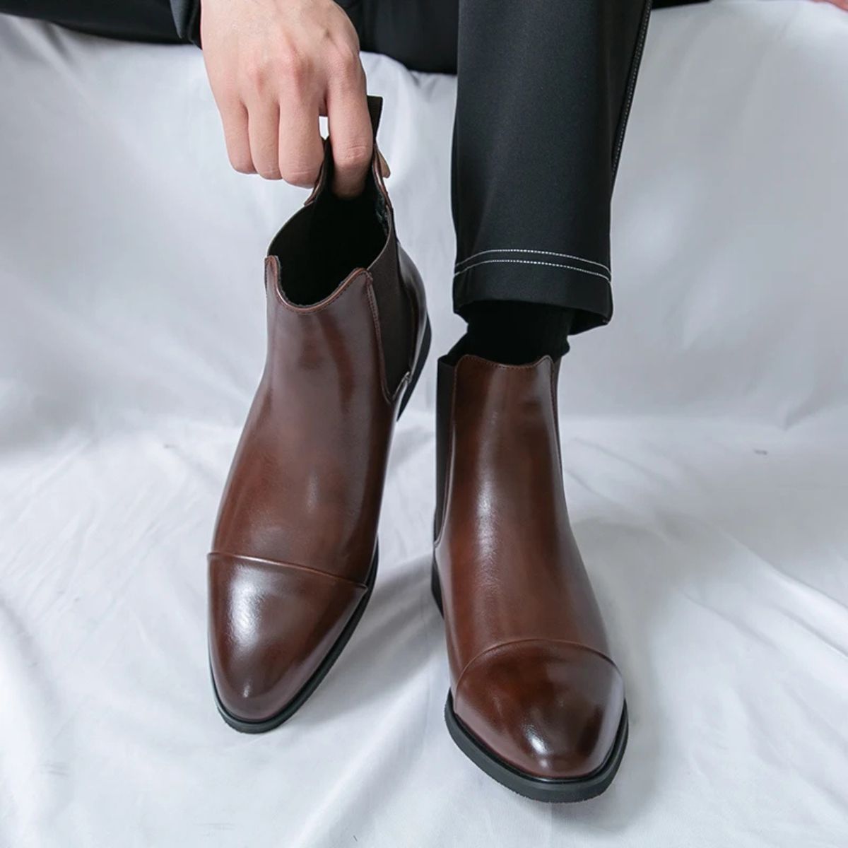 Savila | Bottes Chelsea en cuir pour hommes
