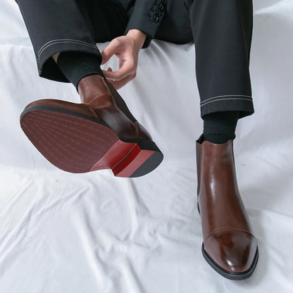 Savila | Bottes Chelsea en cuir pour hommes
