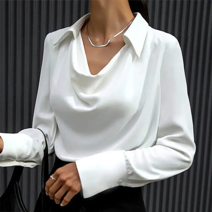 Sierra | Blouse en satin luxueux pour femme