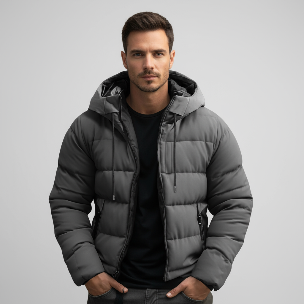 Skylar | Veste matelassée à capuche pour hommes