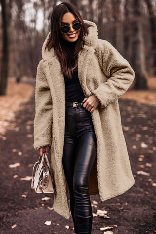Stacey | Manteau d'hiver à capuche en fausse fourrure pour femmes