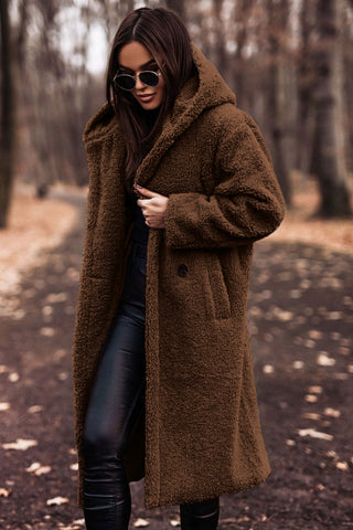 Stacey | Manteau d'hiver à capuche en fausse fourrure pour femmes