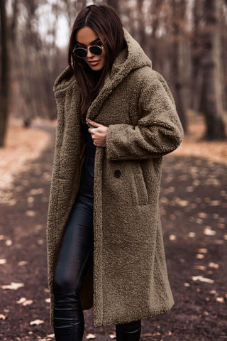 Stacey | Manteau d'hiver à capuche en fausse fourrure pour femmes
