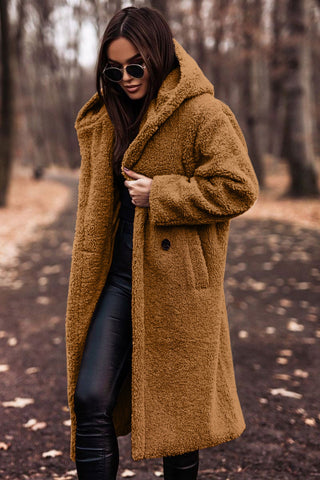 Stacey | Manteau d'hiver à capuche en fausse fourrure pour femmes