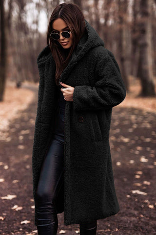 Stacey | Manteau d'hiver à capuche en fausse fourrure pour femmes