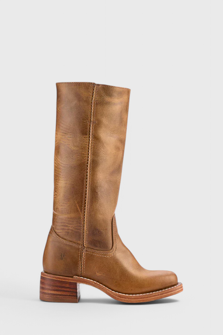 Ellaida | Bottes en cuir à talons hautes pour femmes
