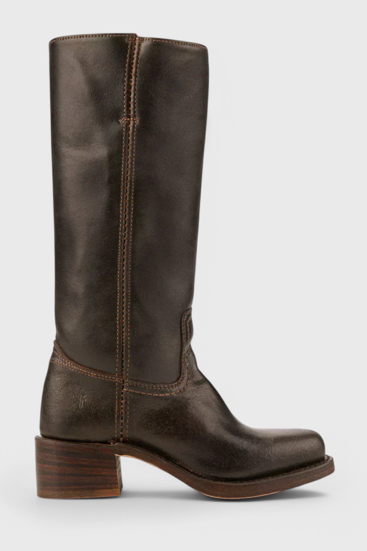 Ellaida | Bottes en cuir à talons hautes pour femmes