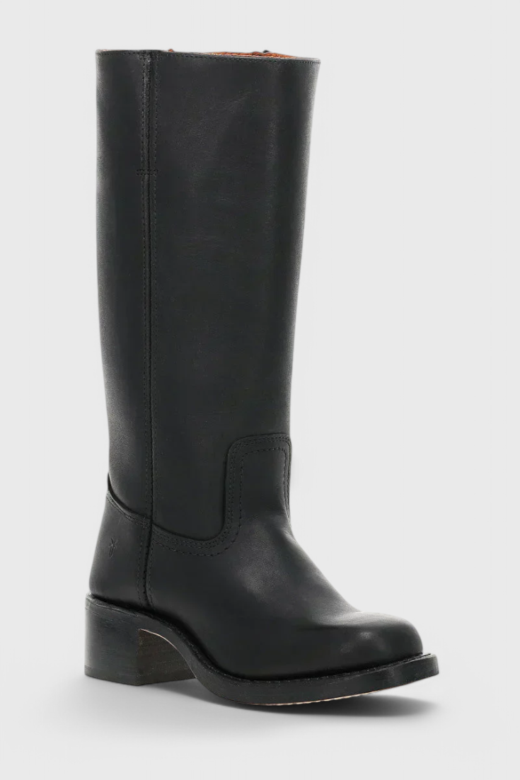Ellaida | Bottes en cuir à talons hautes pour femmes