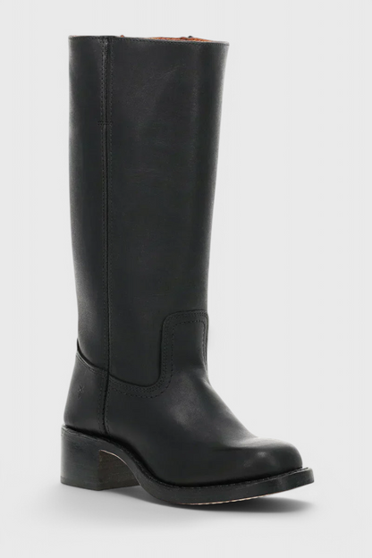 Ellaida | Bottes en cuir à talons hautes pour femmes