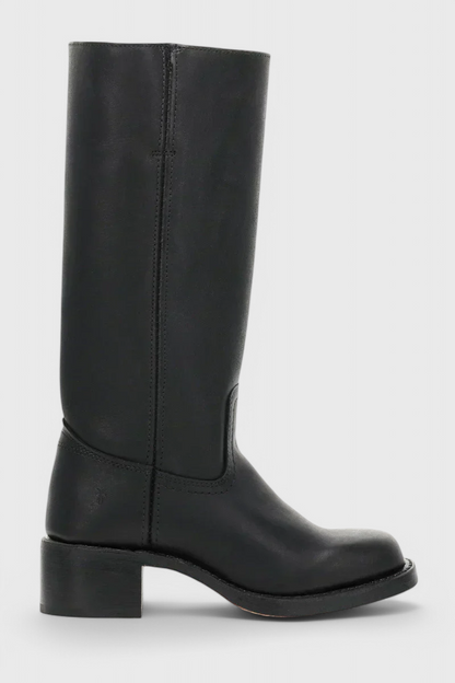 Ellaida | Bottes en cuir à talons hautes pour femmes