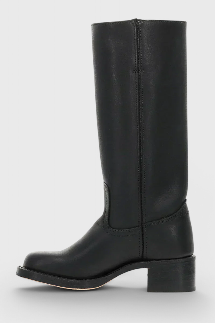 Ellaida | Bottes en cuir à talons hautes pour femmes