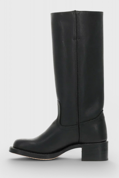 Ellaida | Bottes en cuir à talons hautes pour femmes
