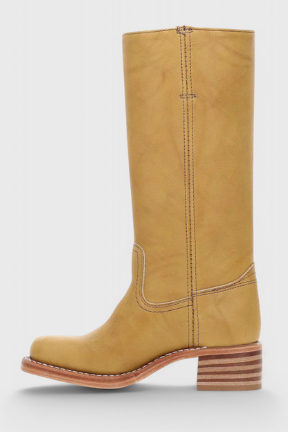 Ellaida | Bottes en cuir à talons hautes pour femmes