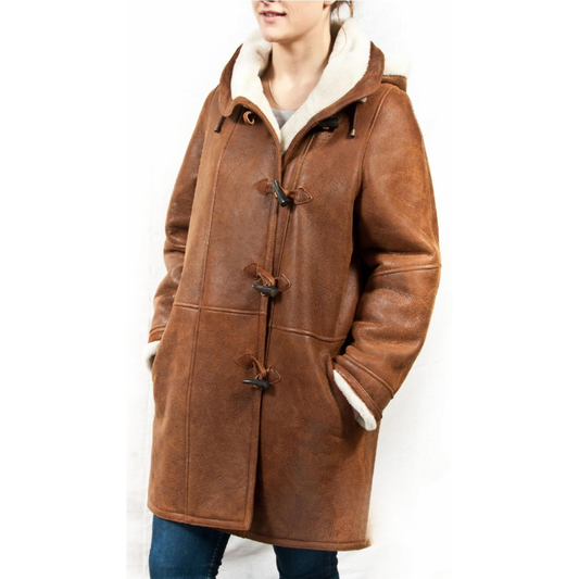 Stana | Women’s Shearling-Lined Hooded Jacket