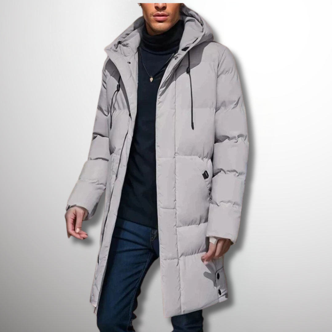 Stanley | Manteau d'hiver long élégant pour hommes