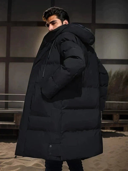 Stanley | Manteau d'hiver long élégant pour hommes