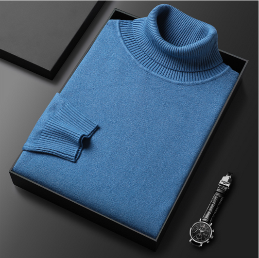 Emiel | Men’s Luxury Cashmere-Cotton Turtleneck