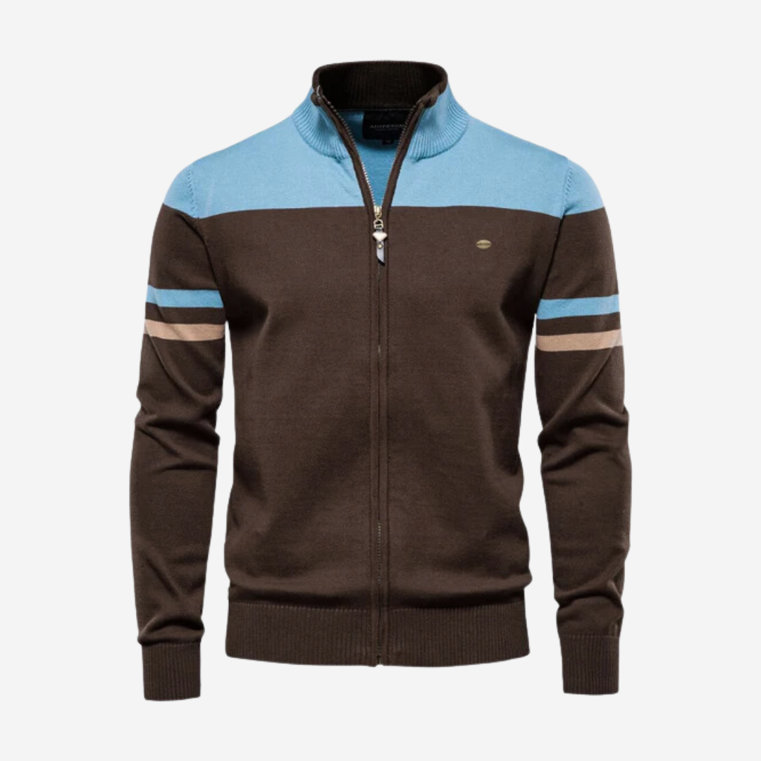 Tom | Pull zippé moderne pour hommes