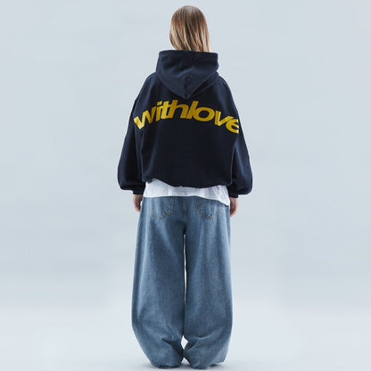 Avec Amour | Sweat à capuche surdimensionné Quotidien
