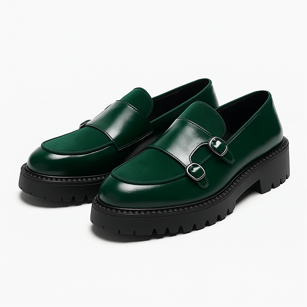 Valemont | Mocassins à double boucle pour hommes