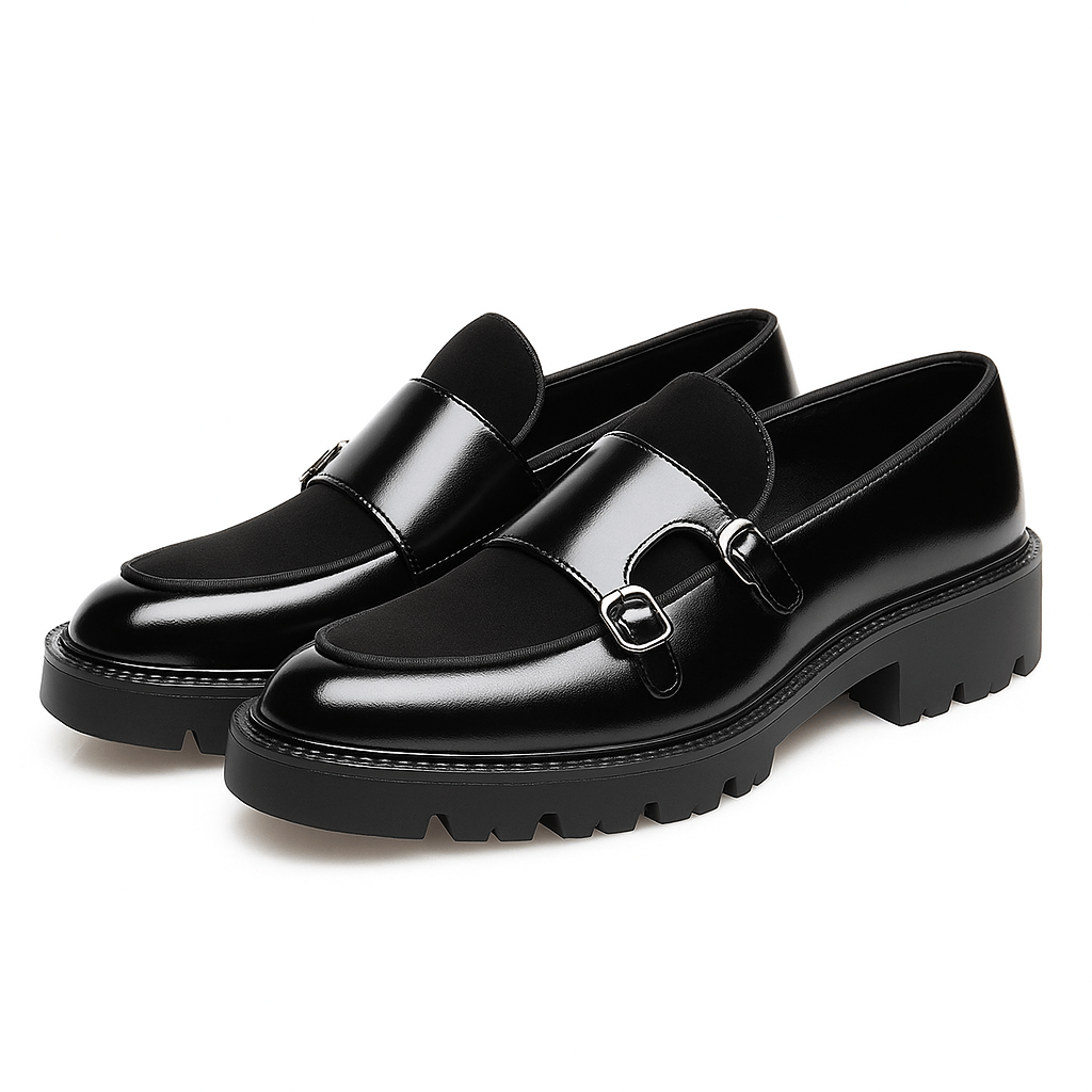Valemont | Mocassins à double boucle pour hommes