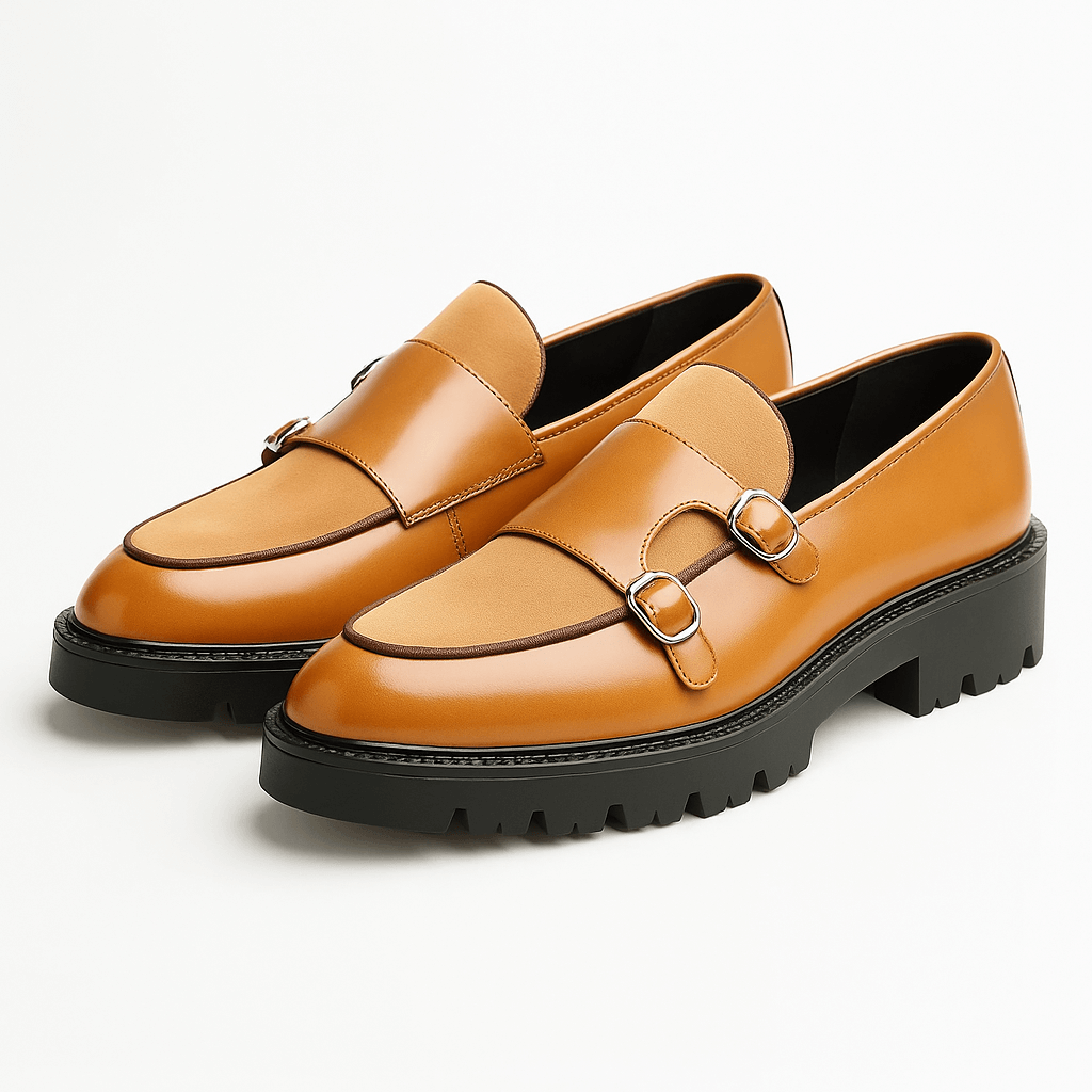 Valemont | Mocassins à double boucle pour hommes