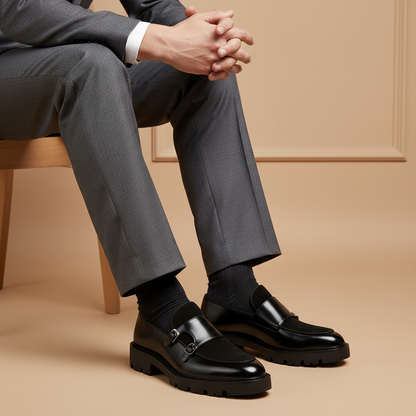 Valemont | Mocassins à double boucle pour hommes