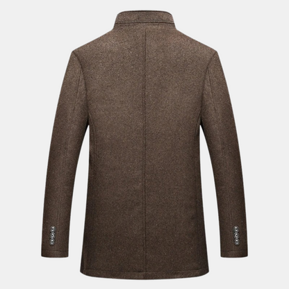 Vernon | Men’s Wool Stand Collar Coat