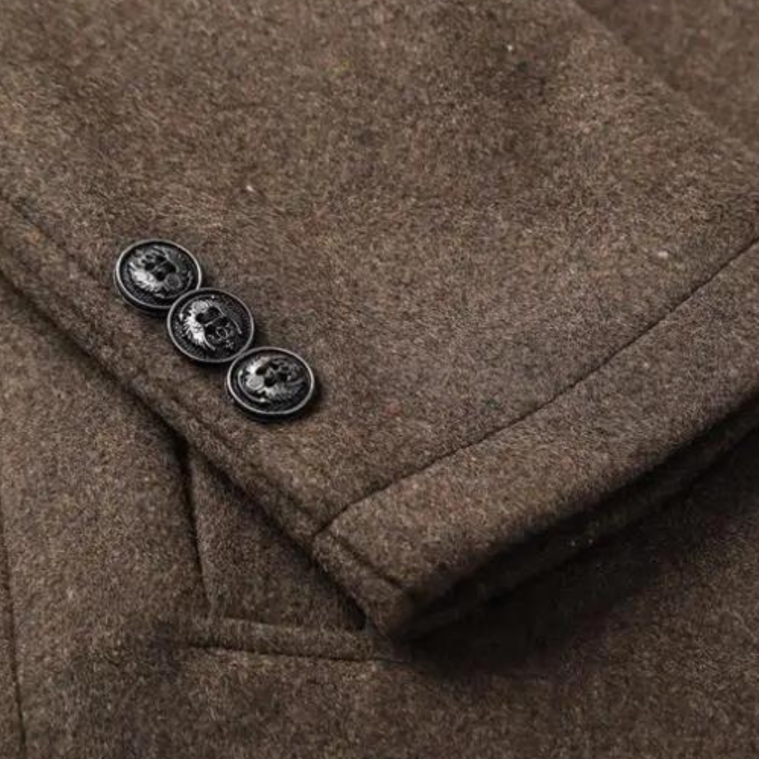 Vernon | Men’s Wool Stand Collar Coat