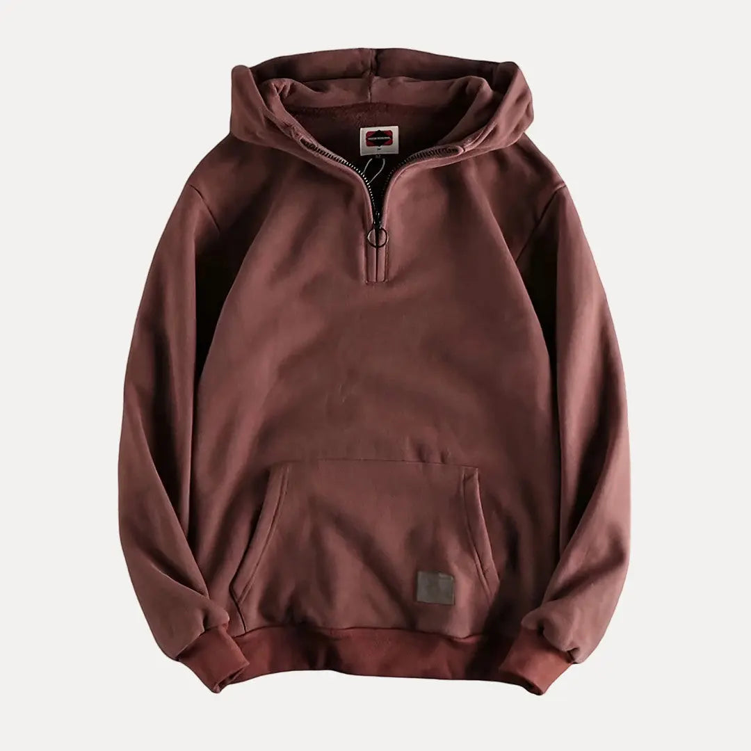Willard | Hoodie classique à demi-zip pour hommes