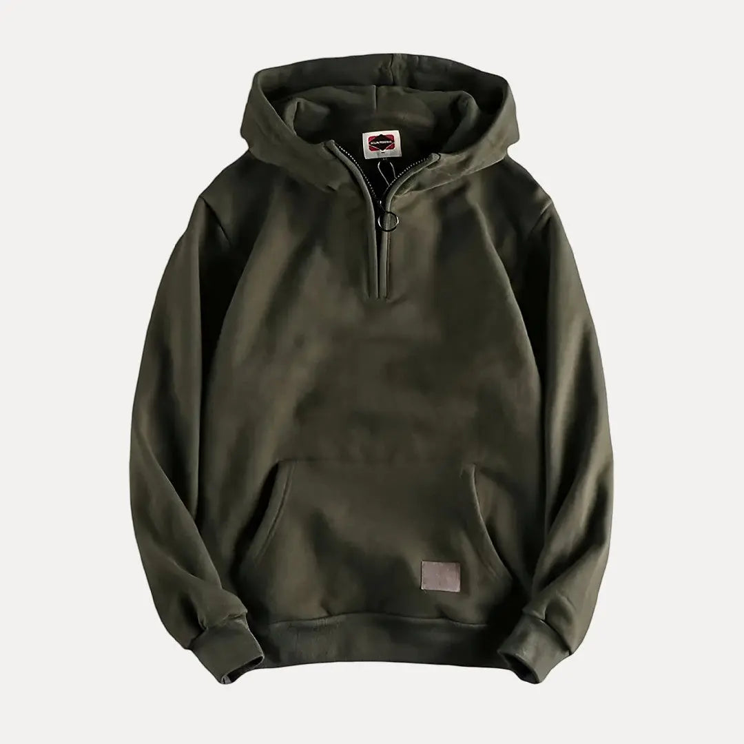 Willard | Hoodie classique à demi-zip pour hommes