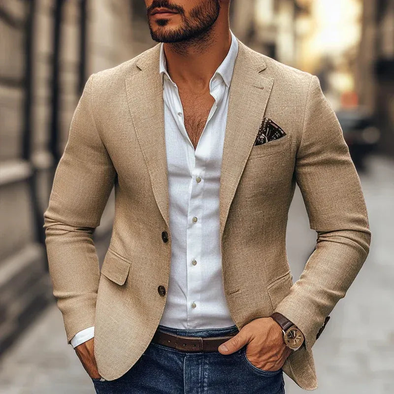 Windsor | Blazer en lin-coton pour hommes