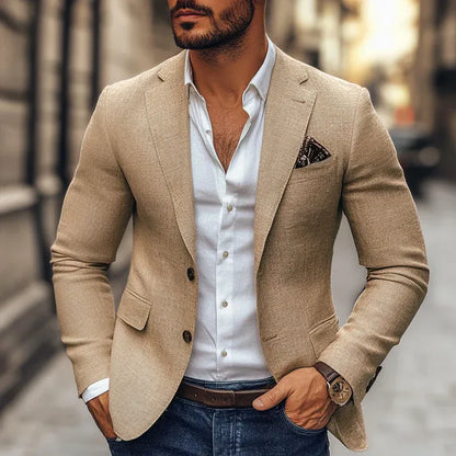 Windsor | Blazer en lin-coton pour hommes