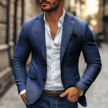 Windsor | Blazer en lin-coton pour hommes