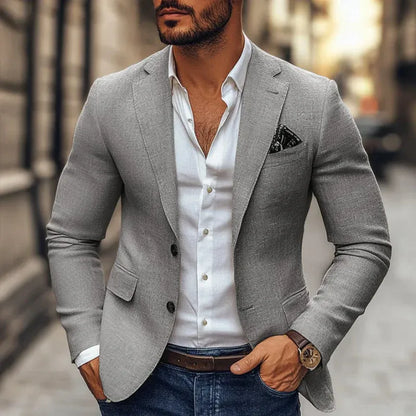 Windsor | Blazer en lin-coton pour hommes