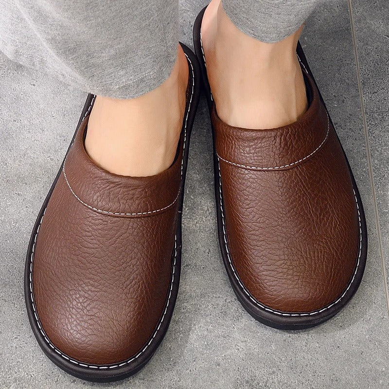 Xavier | Chaussons en cuir pour hommes