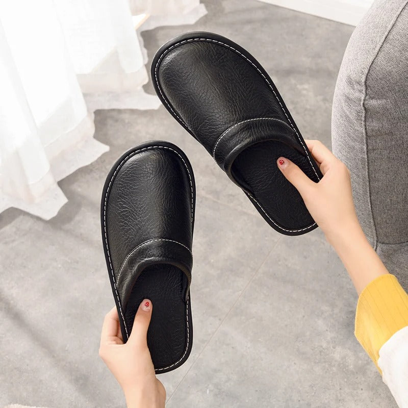 Xavier | Chaussons en cuir pour hommes