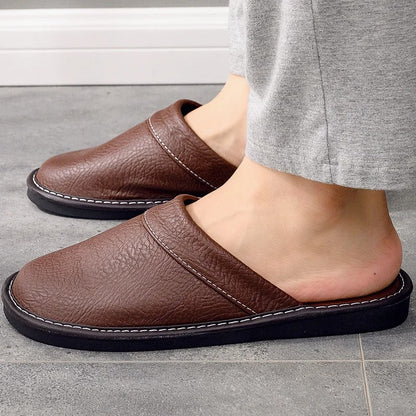 Xavier | Chaussons en cuir pour hommes