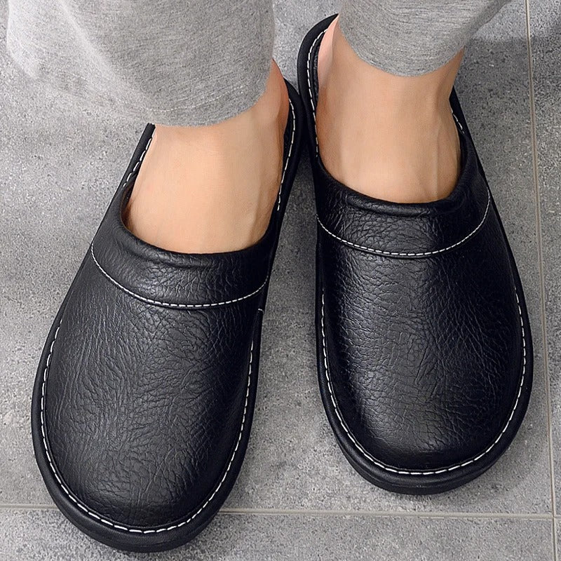 Xavier | Chaussons en cuir pour hommes